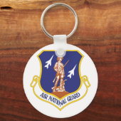 Militaire veteraan van de Nationale Garde Sleutelhanger (Voorkant)