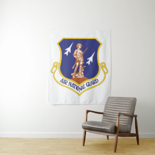 Militaire veteraan van de Nationale Garde Wandkleed