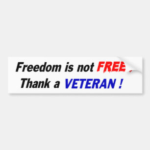 militaire veteranen - marineleger vaten luchtmacht bumpersticker