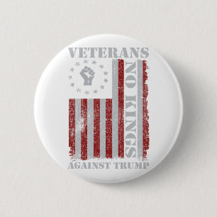 Militaire veteranen protesteren tegen Amerikaanse  Ronde Button 5,7 Cm