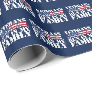 Militaire veteranen rennen in mijn familie - renne cadeaupapier