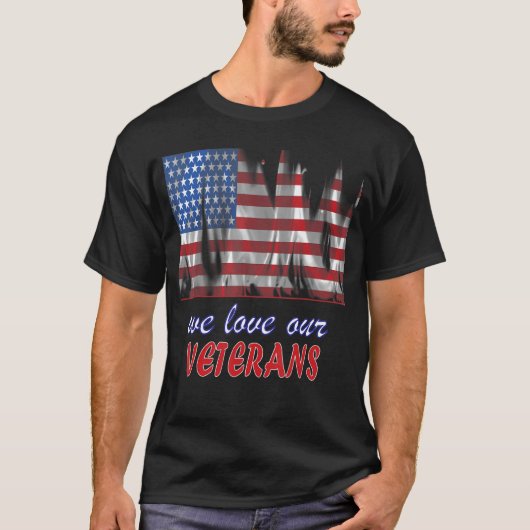 militaire veteranen t-shirt (Voorkant)