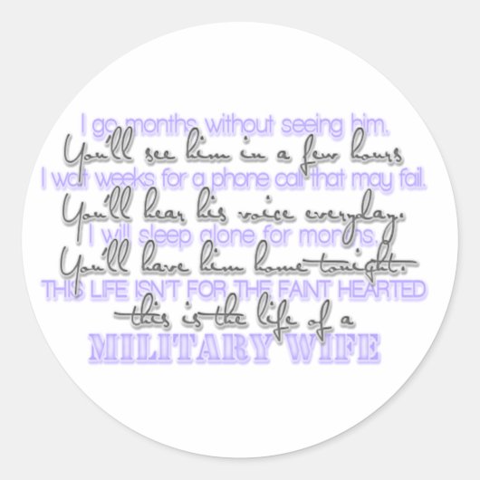 Militaire vrouw Sticker (Voorkant)