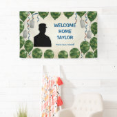 Militaire Welkom Thuis Gemeenschap Banner met Camo (Insitu)