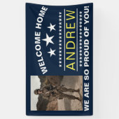 Militaire Welkomstbanner - Nationale Garde van het Spandoek (Verticaal)