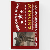 Militaire Welkomstbanner - Nationale Garde van het Spandoek (Verticaal)