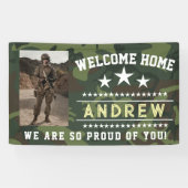 Militaire Welkomstbanner - Nationale Garde van het Spandoek (Horizontaal)