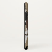 Militaire woestijncamo met hond Label Case-Mate iPhone Case (Achterkant / rechts)