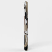 Militaire woestijncamo met hond Label Case-Mate iPhone Case (Achterkant/rechts)