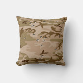 Militaire woestijnzand Camo Pillow Kussen (Voorkant)