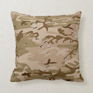 Militaire woestijnzand Camo Pillow Kussen