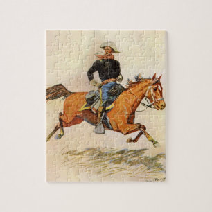  militairen, Cavalerie Officier Remington Legpuzzel
