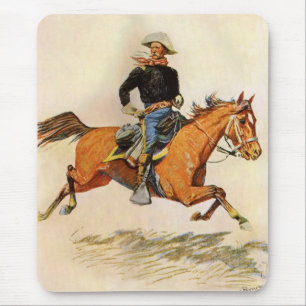  militairen, Cavalerie Officier Remington Muismat
