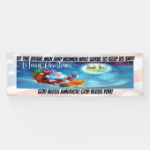 Militaires, premiers intervenants bannière de Noël (Horizontal)