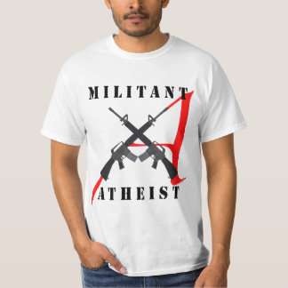 Militant Atheïst Man Shirt
