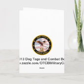 Military Airman Birthday Kaart (Achterkant)