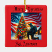 Military Christmas Ornament (Voorkant)