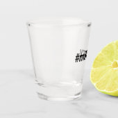 MILITARY Hashtag Shot Glas (Links)
