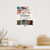Military Retirement Congratulations Poster (Keuken)
