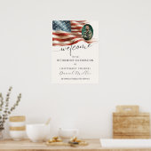 Military Retirement Welcome Poster with Photo (Cuisine)