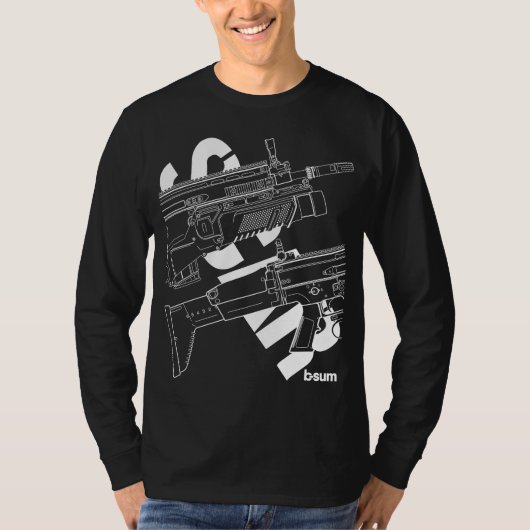 military t-shirts FN SCAR Assault Rifle (Voorkant)