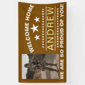 Military Welcome Home Banner - Army National Guard (Verticaal)