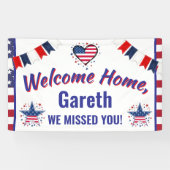 Military Welcome Home Banner - Army National Guard (Horizontaal)