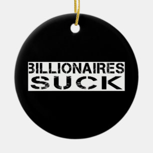 Miljardairs zuigen keramisch ornament
