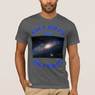 Miljarden en miljarden sterren t-shirt