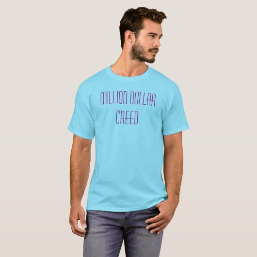 Miljoen Dollar Creed T-shirt (Voorkant volledig)
