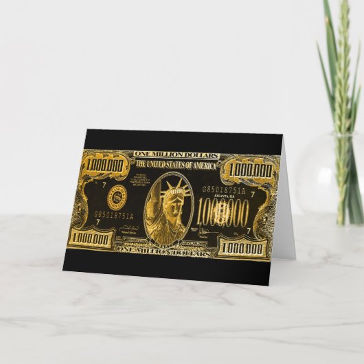 Miljoen dollar gewas kaart (Voorkant)