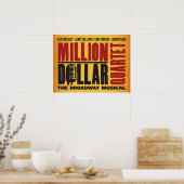 Miljoen dollar Logo Kwartet Poster (Keuken)