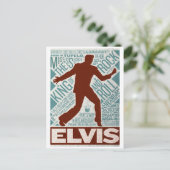 Miljoen Dollar Quartet Elvis Type Briefkaart (Staand voorkant)
