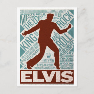 Miljoen Dollar Quartet Elvis Type Briefkaart