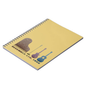 Miljoen Dollar Quartet Instrumenten - Kleur Notitieboek