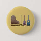 Miljoen Dollar Quartet Instrumenten - Kleur Ronde Button 5,7 Cm (Voorkant)
