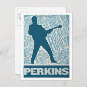 Miljoen Dollar Quartet Perkins Type Briefkaart (Voorkant / Achterkant)