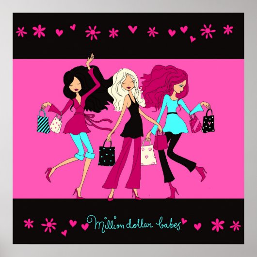 Miljoen dollarbabes poster (Voorkant)