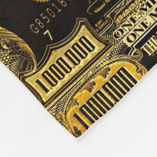 Miljoen dollardeken fleece deken (Hoek)