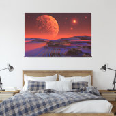 Miljoen lichtjaar verder canvas afdruk (Insitu (Slaapkamer))