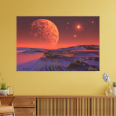 Miljoen lichtjaar verder canvas afdruk (Insitu (Woonkamer))