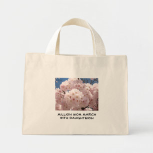 Miljoen Moeder marcheren met Dochters! Boodschappe Mini Tote Bag
