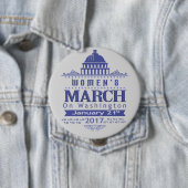 Miljoen vrouwen Maart op Button Pin Washington 201 (In situ)