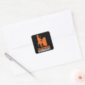 Miljoenen dollar Kwartet Lewis Vierkante Sticker (Envelop)