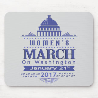 Miljoenen vrouwenmars in Washington 2017 Mousepad Muismat