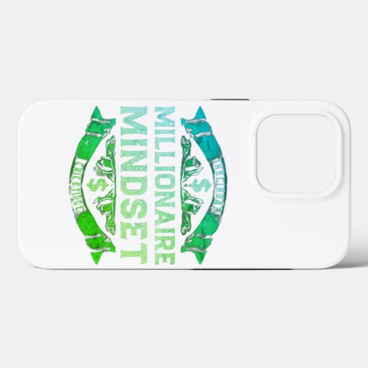 Miljonairsmentaliteit Case-Mate iPhone Case (Achterkant (horizontaal))