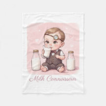 Milk Connoisseur Baby Girl Print Nursery