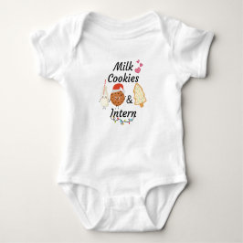 Milk & Cookies Intern Baby Kerst T-shirt