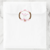 Milk & Cookies Sticker rose Brown Anniversaire (Sac)