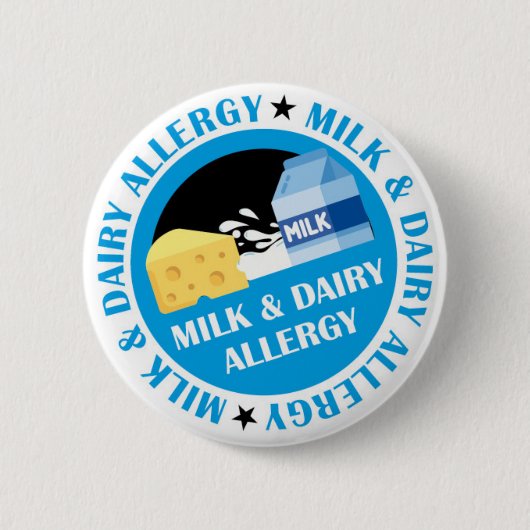 Milk & Dairy Allergy Badge (Devant)